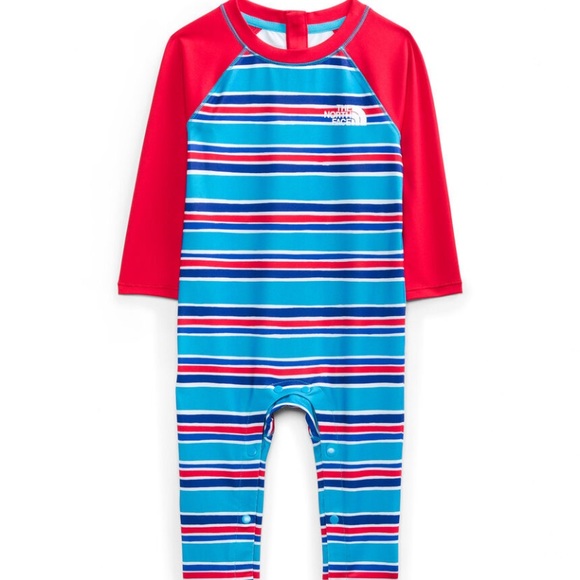 NEW The North Face Infant Sun Full Length One-Piece UPF 40+ Flashdry 18-24 mths - Picture 1 of 8